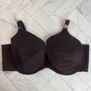 NWT Cacique Lane Bryant Womans Bra Brown Full Coverage UNDERWIRE 44F